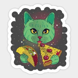 Cosmic Cat Sticker
